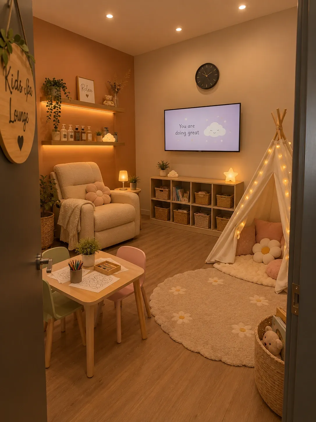 Kids Spa Room at Ajora Lounge, Edmonton